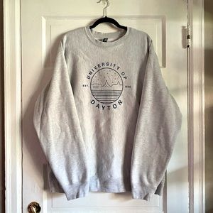 University of Dayton Skyline Outline Crewneck Sweatshirt